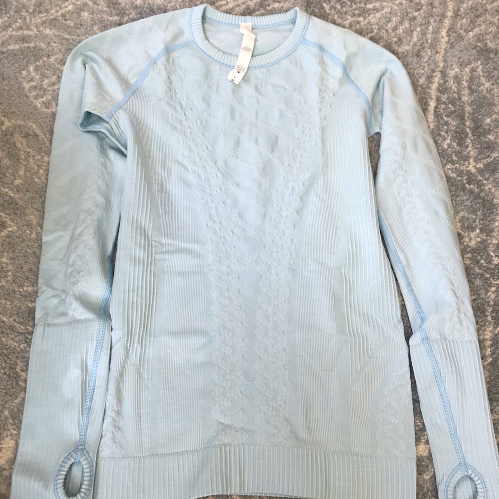 Lululemon rest less pullover heathered caspian 4
